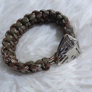 ☄Cobra Camouflage Cord & Military Eblem Bracelet